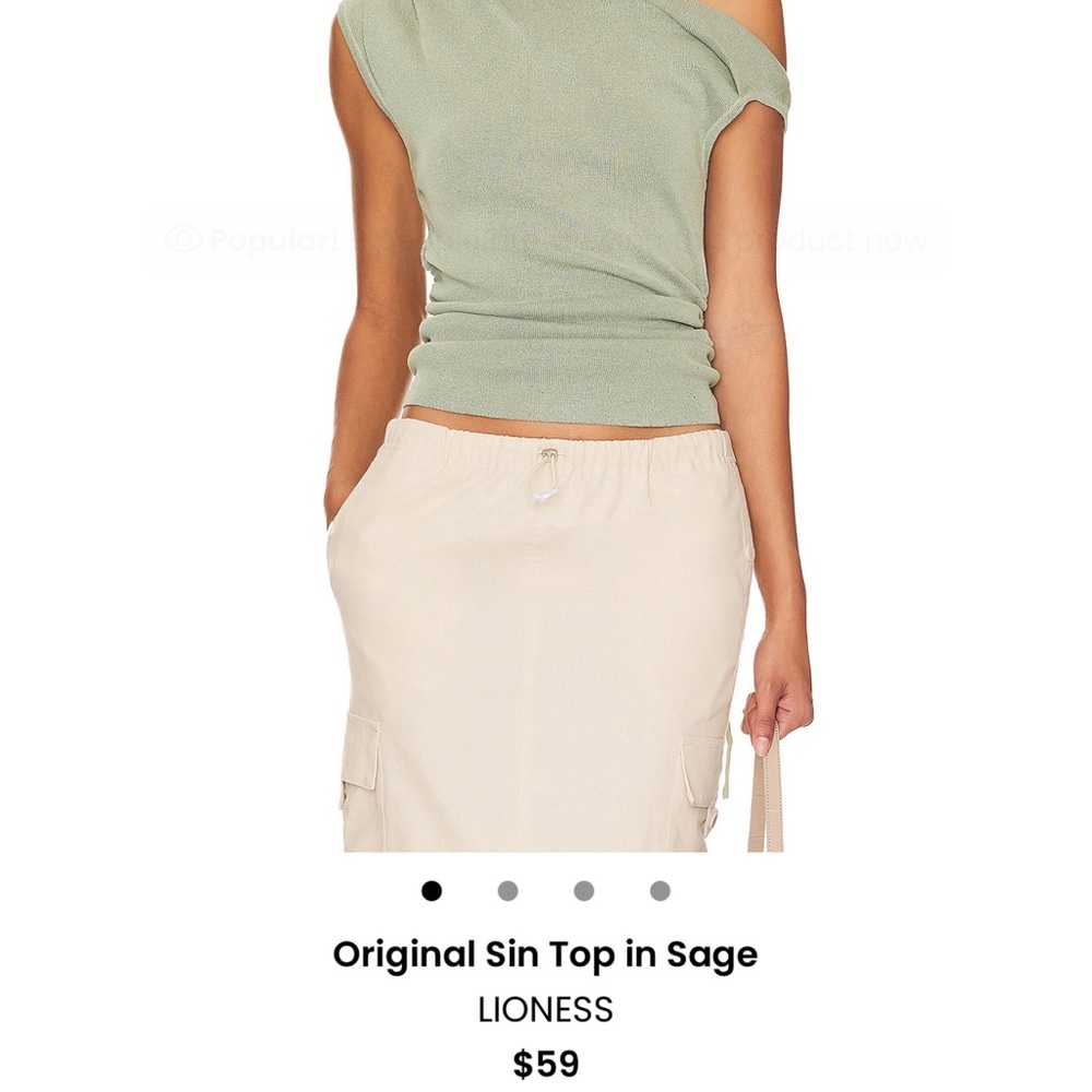 Lioness Sage Green Top